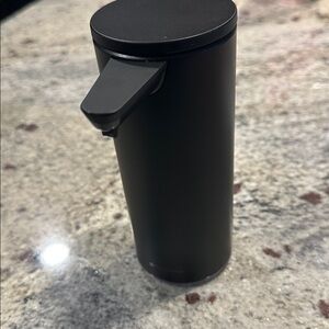 SimpleHuman Matte Black Soap Dispenser